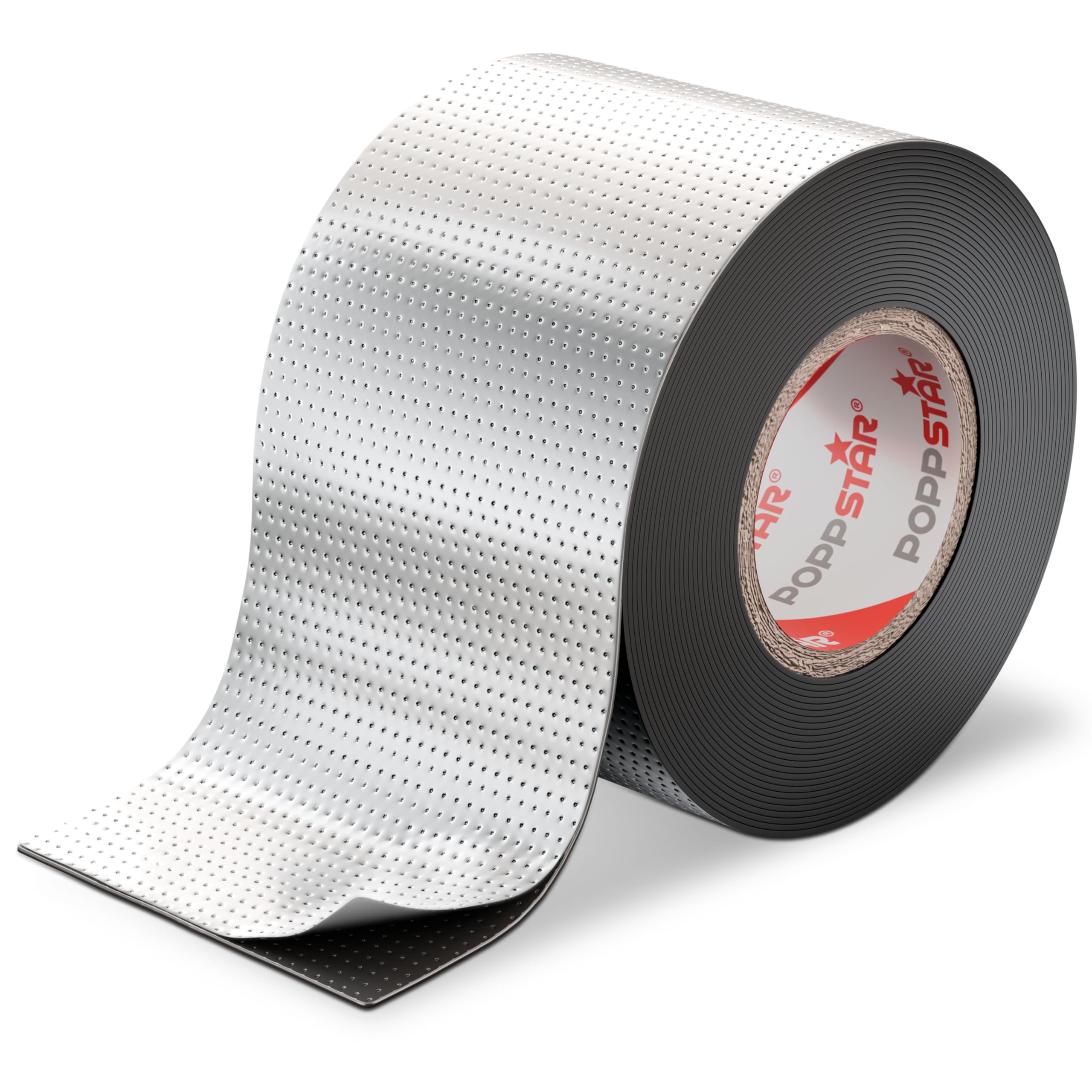 POPPSTAR Self-fusing Universal Insulating Tape, Sealing Tape (LxWxH 5m x 50mm x 0.76mm), Black