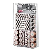 The Battery Organizer Storage Case with Hinged
