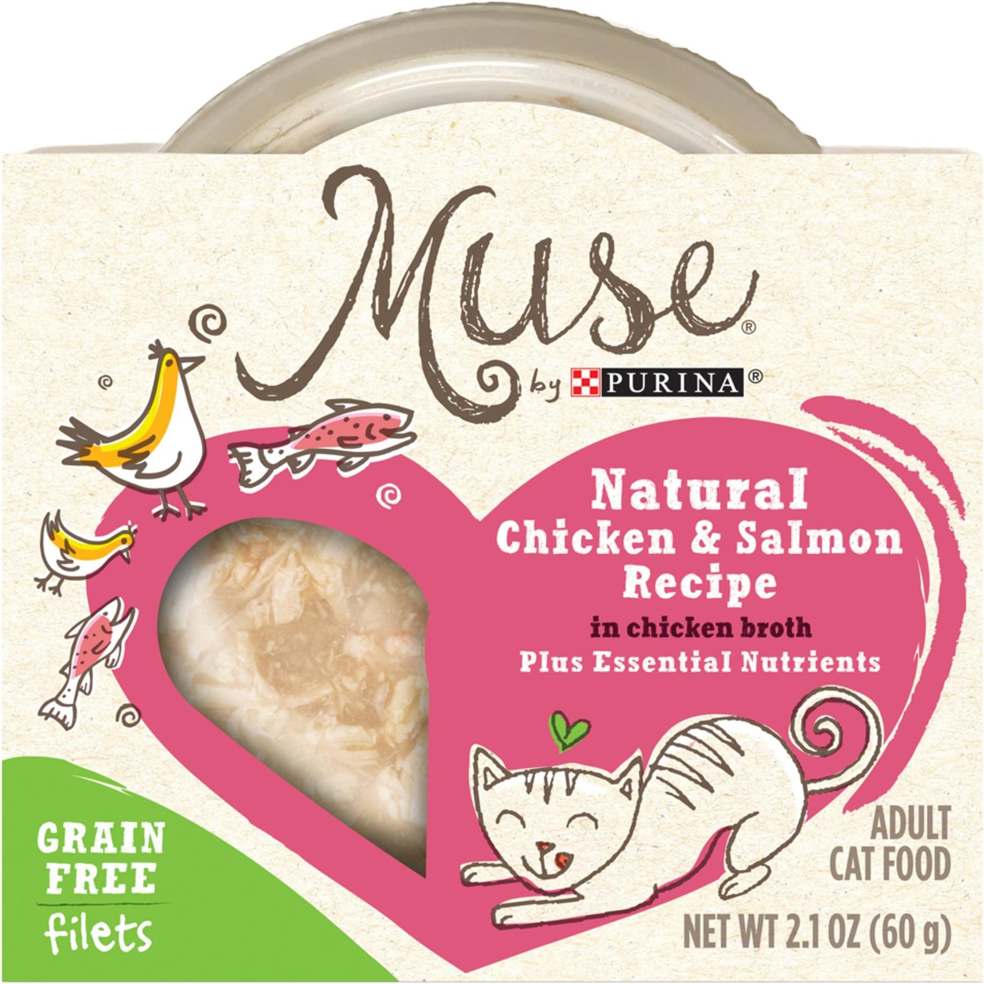Muse Grain-Free Natural Filets Wet Cat Food