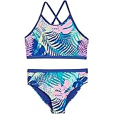 Lands' End Girls' Swim UPF 50+ Adjustable Strap Bikini Set