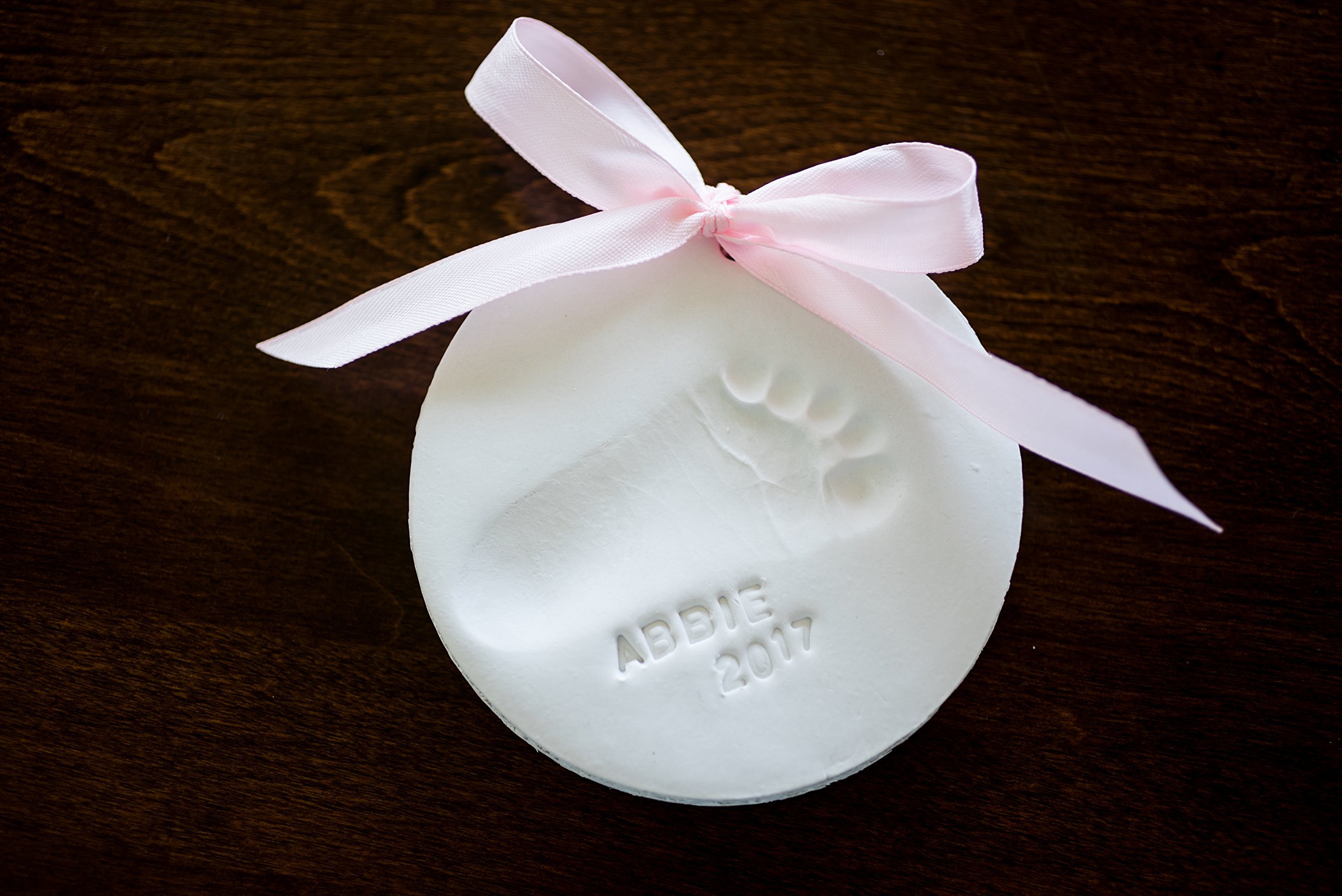 Little Hippo Premium Ornament Keepsake Kit, Baby Handprint kit And