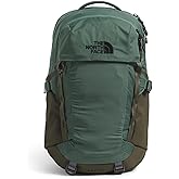 The North Face Recon Everyday Laptop Backpack - Daypack, Water Repellent, 16" Laptop Sleeve, 2 Water Bottle Pockets, Duck Green/New Taupe Green, One Size