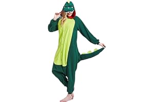 Magicalani Adult Onesie Pajamas - Unisex Halloween Animal Costume Sleepwear for Men & Women - Comfy & Fun Cosplay Outfit