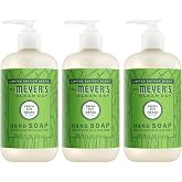 MRS. MEYER'S CLEAN DAY Liquid Hand Soap, Fresh Cut Grass, 12.5 oz, 3 Pack | Moisturizing Liquid Hand Soap, Softens and Cleans Hands, Cruelty Free, Made with Essential Oils, Olive Oil, and Aloe Vera