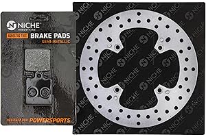 NICHE Rear Left Brake Rotor Pad Semi Metallic Kit For Ducati Monster S2R S4R S4RS 613.4.008.1A 613.4.073.1A 492.4.076.1A