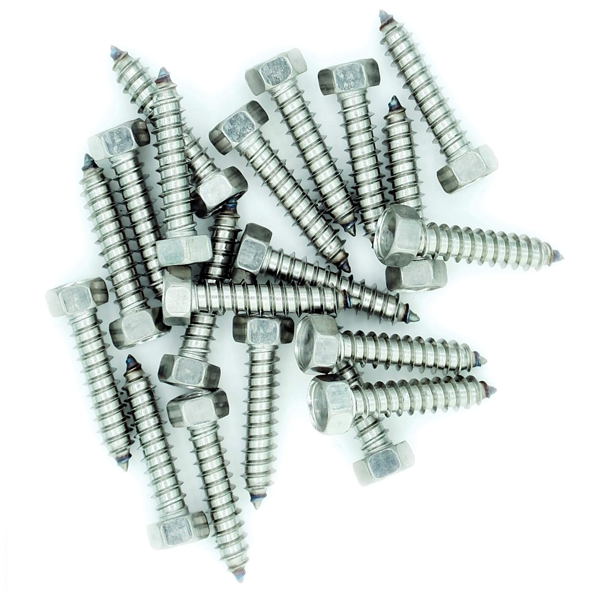No.8 x 0.5 (4.2mm x 13mm) Hex Self-Tapping Screw - Stainless Steel (A2) (Pack of 20)