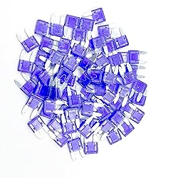 XJlSGXUSG 80Pcs 3Amp Mini Car Fuses, Blade Fuse