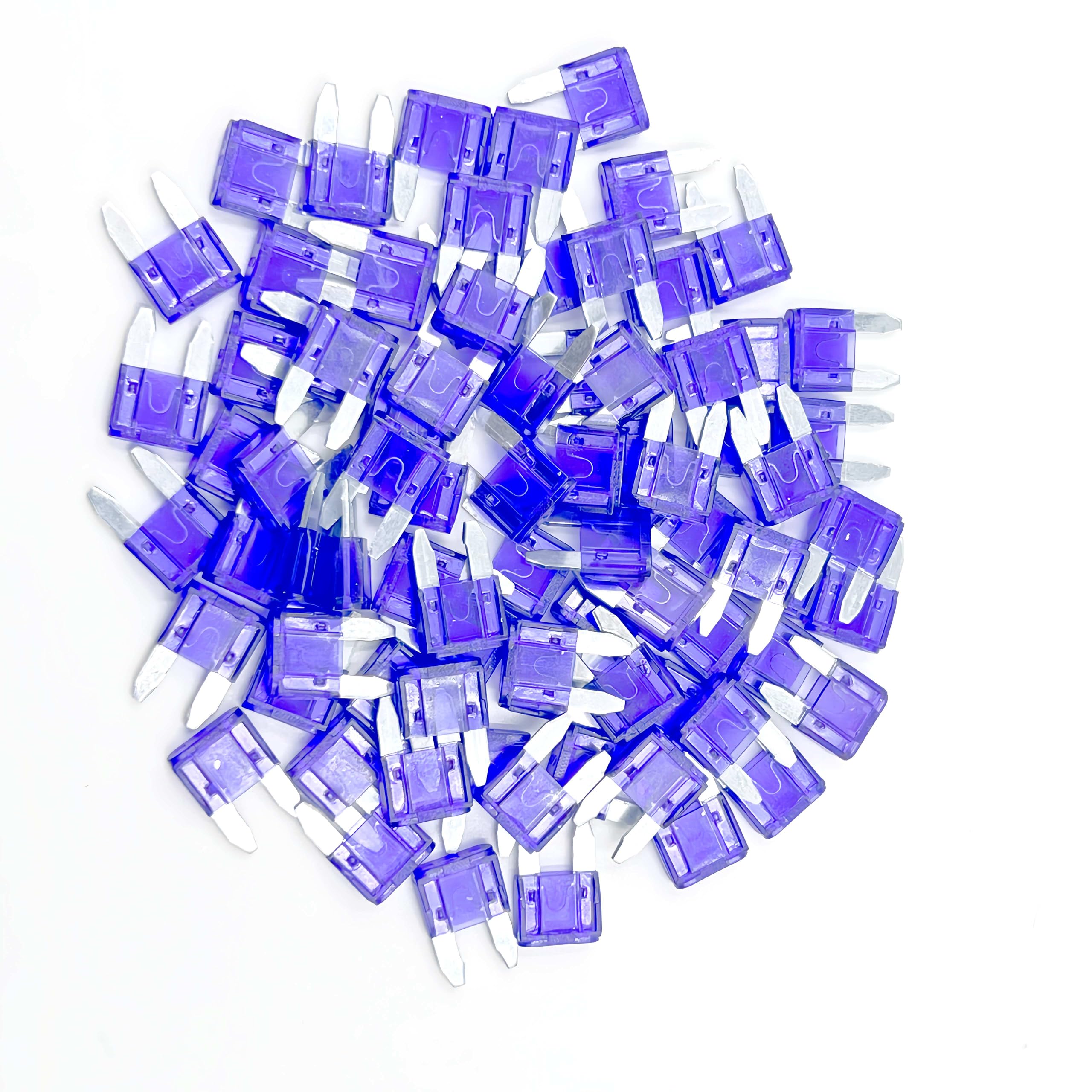 XJlSGXUSG 80Pcs 3Amp Mini Car Fuses, Blade Fuse