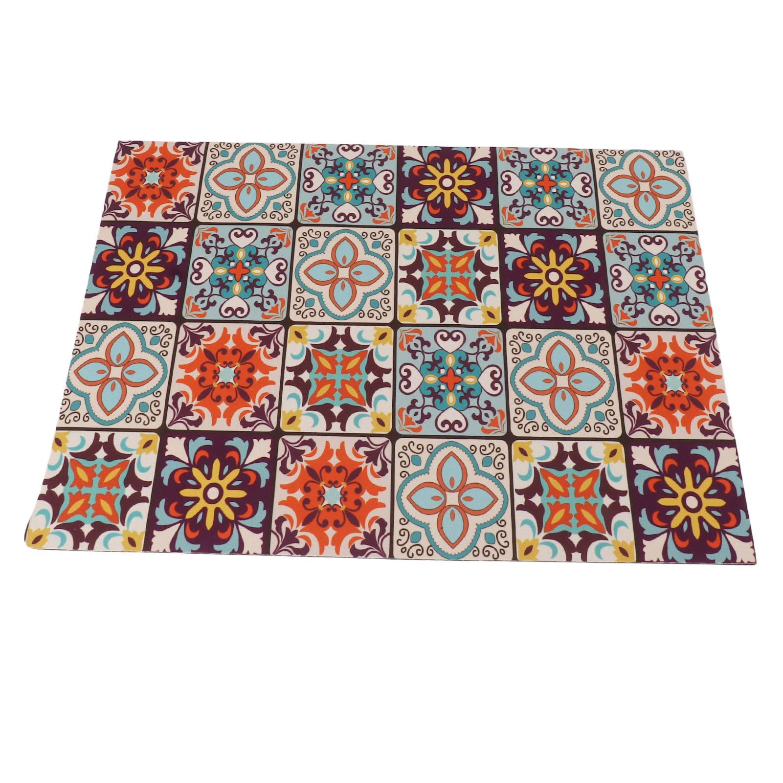 Coffee Bar Mat, Non-slip Rubber Backing Bright Colors Table Placemat Rich Patterns for Dining Room (40 * 50CM)