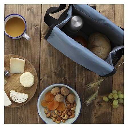 PracticDomus Bolsa Térmica Porta Alimentos Urban Food Roll&Go Azul ...