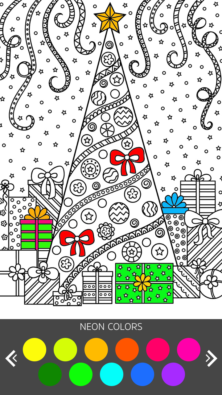 Download Amazon Com Christmas Coloring Book Art Book Xmas Coloring Appstore For Android
