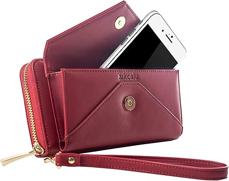 ladies purse with mobile holder