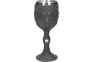 Nemesis Now U2501G6 Night Wolf Goblet Goblet 23cm Black