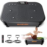 Burever Vibration Plate for Lymphatic Drainage Full Body Vibrating Plate | LED Display Shake Plate,150W Vibration Plate Exercise Machine, Power Vibrating Fitness Platform for Weight Loss &amp; Fitness