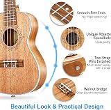 Vangoa Tenor Ukulele 26 Inch Mahogany Acoustic Ukulele with Accessories view 4