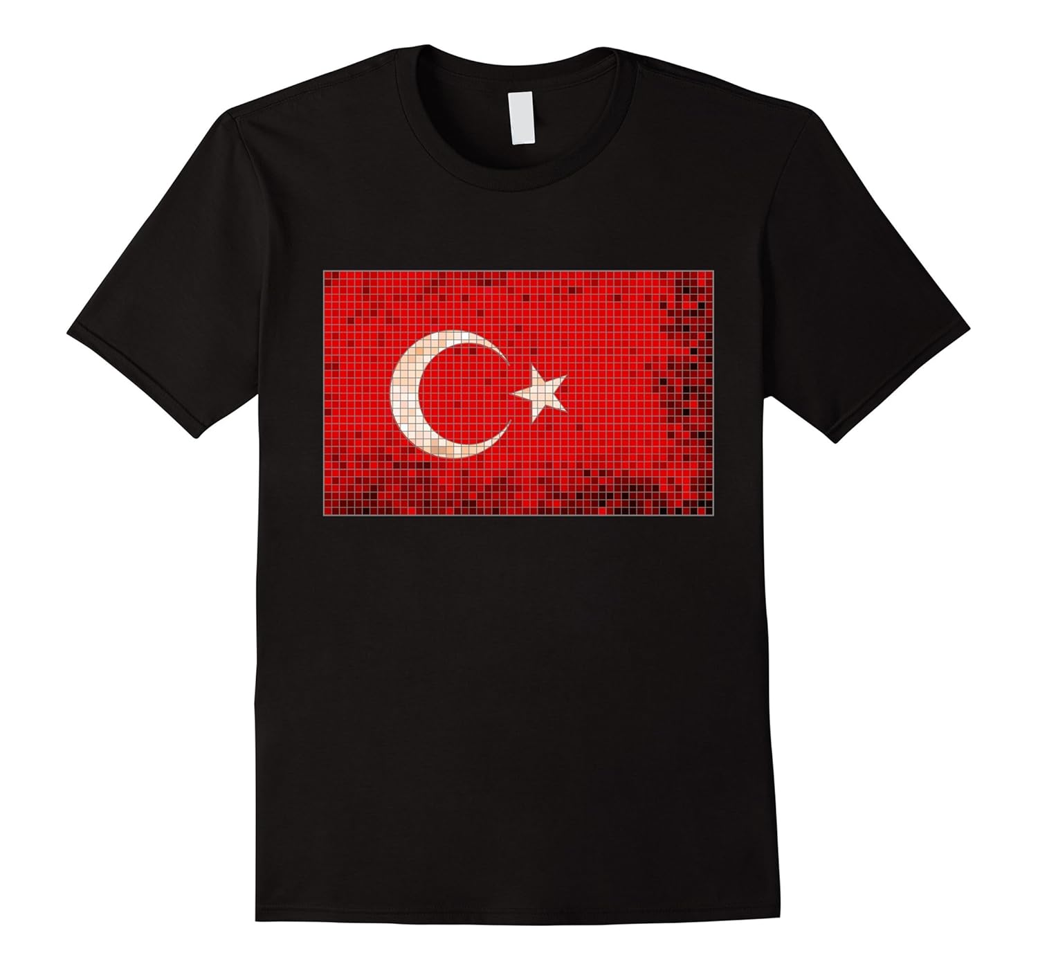 Turkish Flag Mosaic TShirt Turkey Flag TeeCL Colamaga