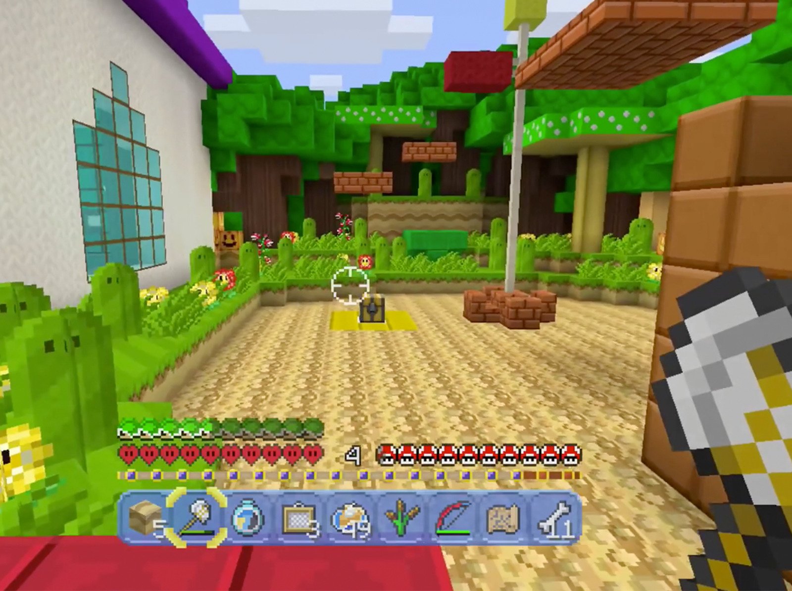 Wii U Super Mario Edition Minecraft Gameplay - Zebra Gamer : Zebra