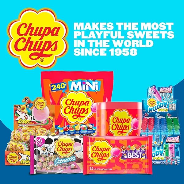 CHUPA CHUPS MELODY POPS 5CT – BLUEST RASPBERRY