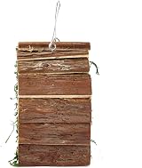 Pet Ting Wooden Butterfly Hotel House Natural Wood Hanging Garden Decoration view 3