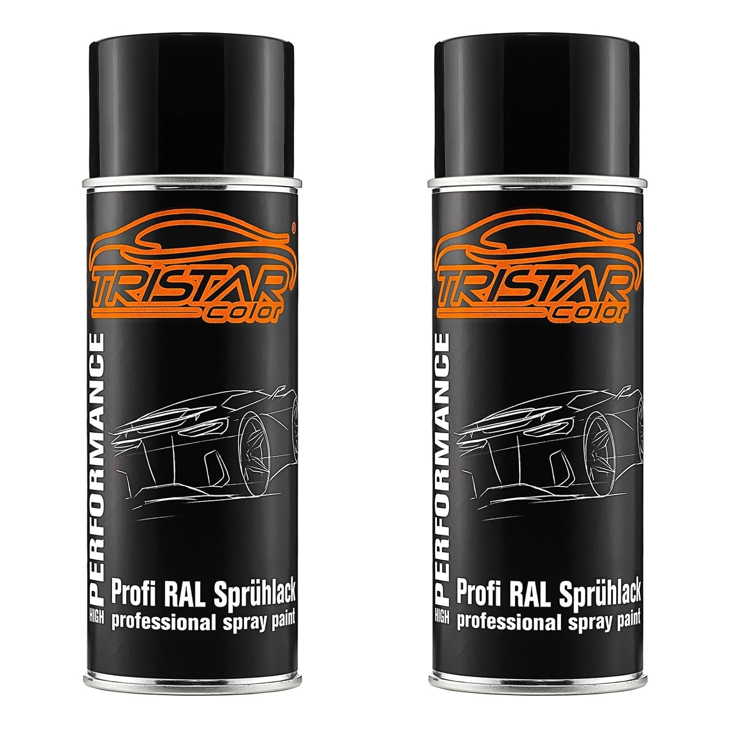 TRISTARcolor Spraydose RAL 2011 Tieforange, 3 X 400 Ml, Glänzend, Schnelltrocknend – Made In Germany