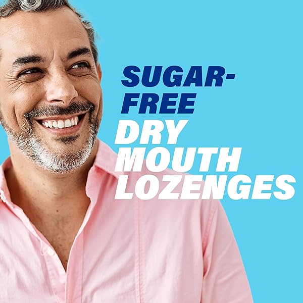 ACT DRY MOUTH LOZENGES WITH XYLITOL, SOOTHING MINT, 36 LOZENGES