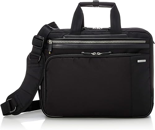 Amazon Co Jp エースジーン ビジネスバッグ フレックスライトアクト 軽量0g 対応 ショルダーベルト付 エキスパンド 拡張 機能 01ブラック シューズ バッグ