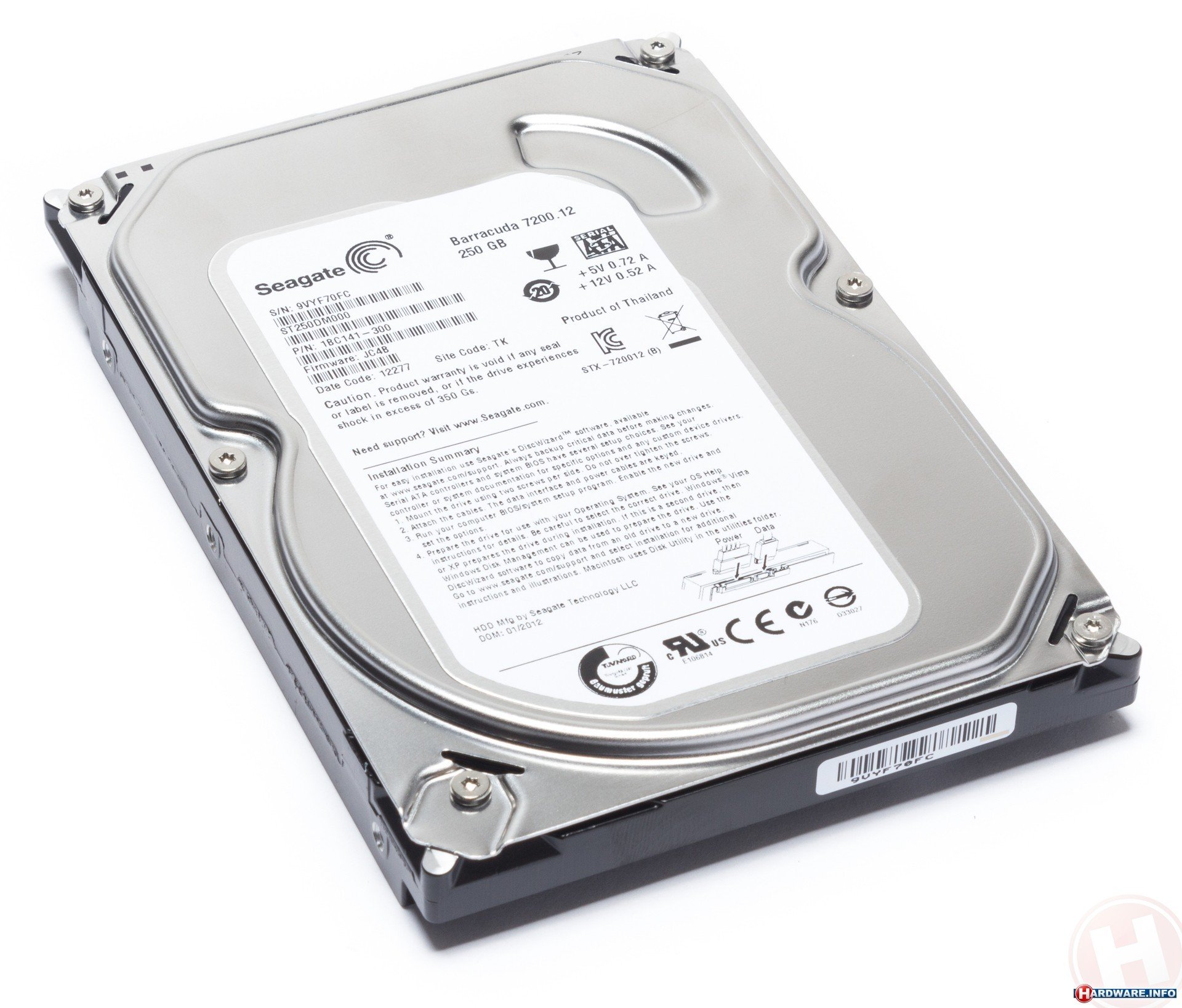Seagate ST3250318AS Barracuda 7200.12