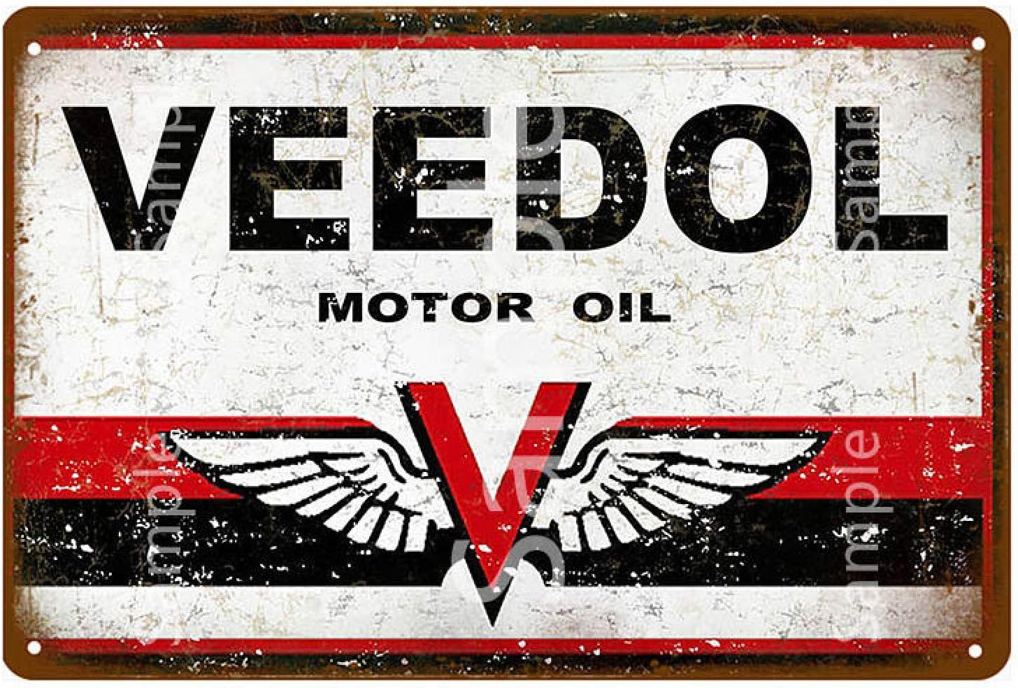 Cartel de chapa de Metal Retro, aceite de motor de gasolina, servicio