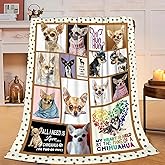 Chihuahua Blanket Chihuahua Dog Throw Blanket Gifts for Girls Women Kids Boys Adults Men Super Soft Cozy Plush Fluffy Fuzzy Fleece Blanket Home Decor 40''X50''