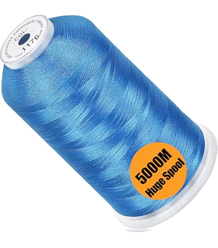 Amazon.com: Simthread Embroidery Machine Thread 5000M 40WT