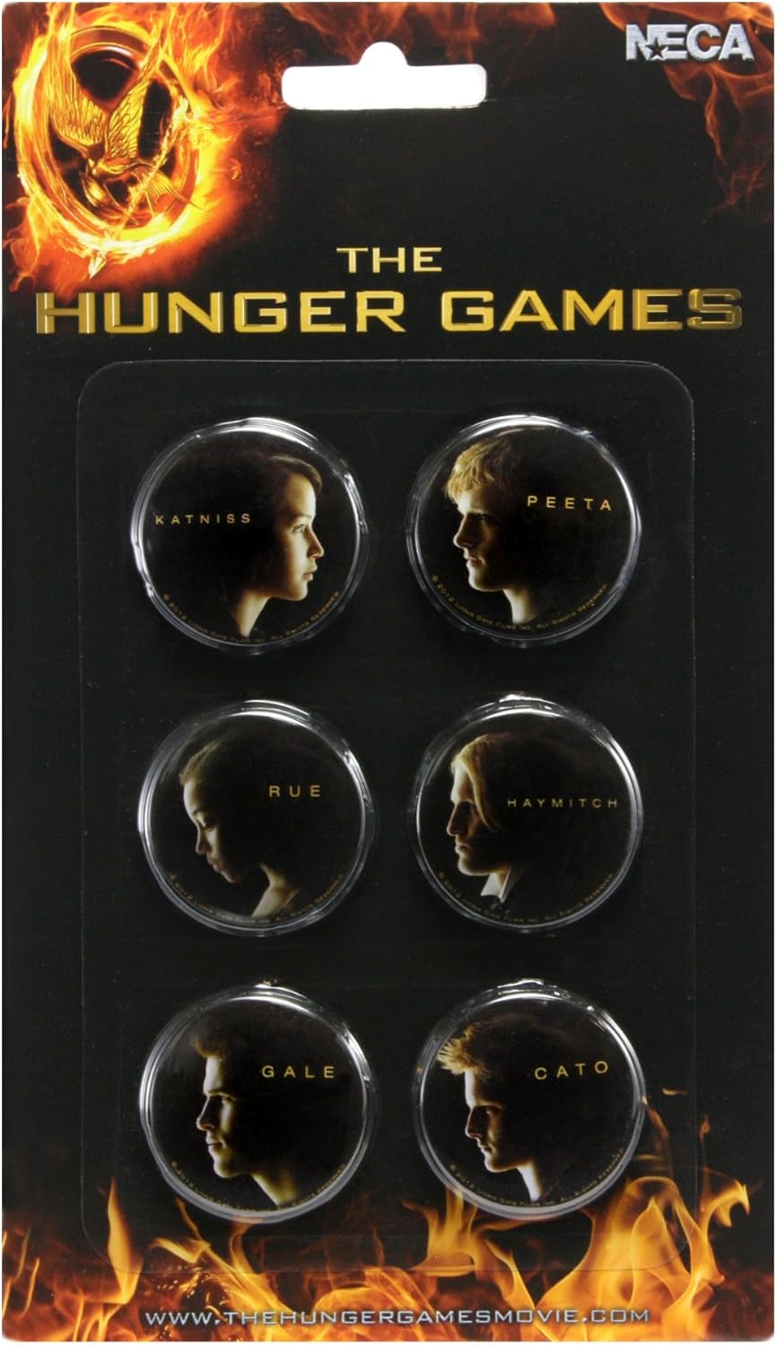 NECA The Hunger Games Movie Pin Set of 6 One Sheets HGWM