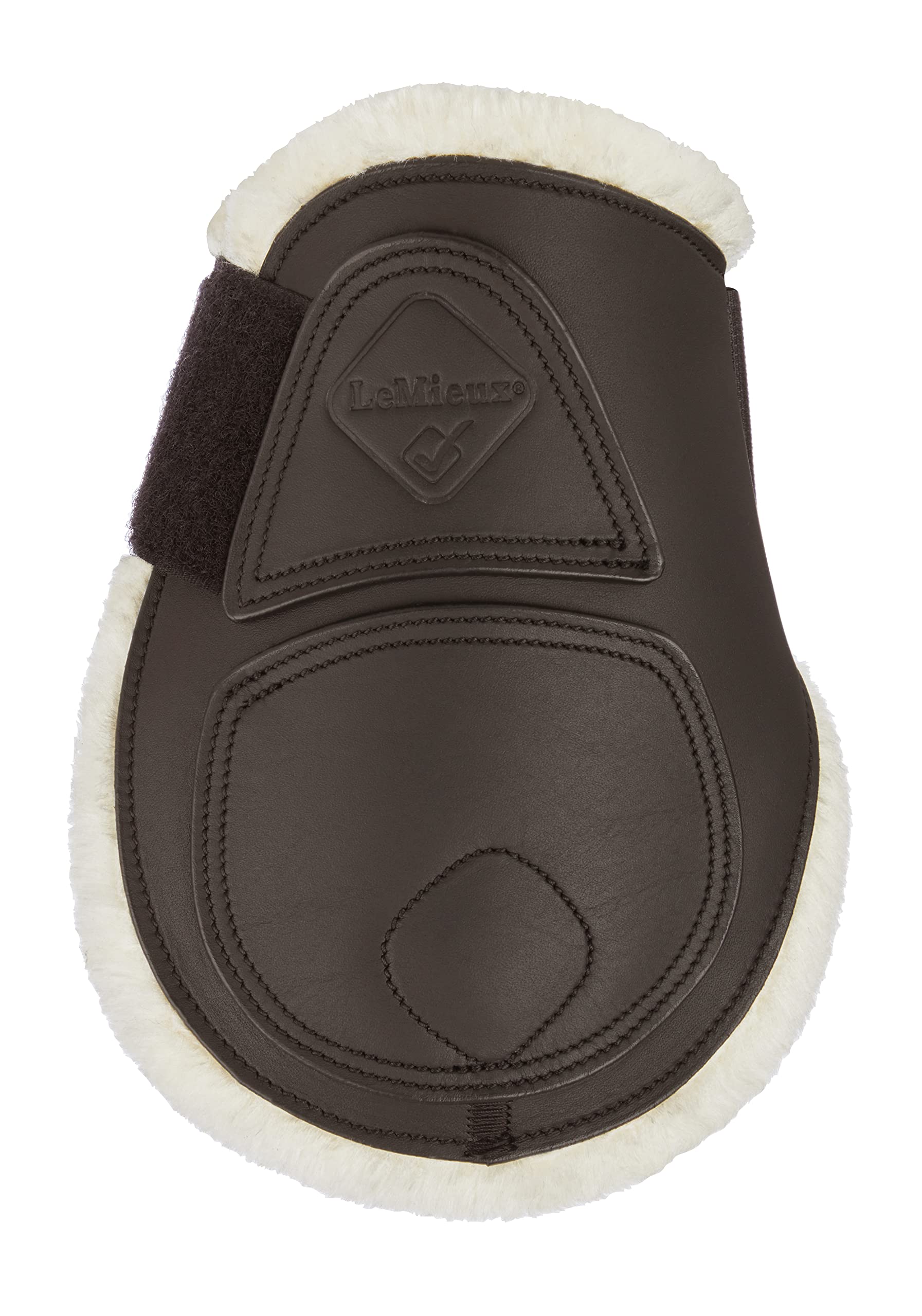 LeMieux Capella Comfort Fetlock Horse Boots - Protective Gear and Training Equipment - Equine Boots, Wraps & Accessories (Brown/Size 1)