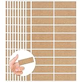 Starboling Color Coding Labels,400 PCS 1" x 3" Kraft Paper Rectangular Label,for Garage Sale,Price Tags,File Folder Tabs(Dark)