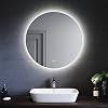 SONNI-Espejo-Bano-con-Luz-Regulable-3-Colores-Antivaho-80×80-cm-Espejo-Bano-LED-Redondo-Pared-con-Interruptor-Tactil SONNI-Espejo-Bano-con-Luz-Regulable-3-Colores-Antivaho-80×80-cm-Espejo-Bano-LED-Redondo-Pared-con-Interruptor-Tactil