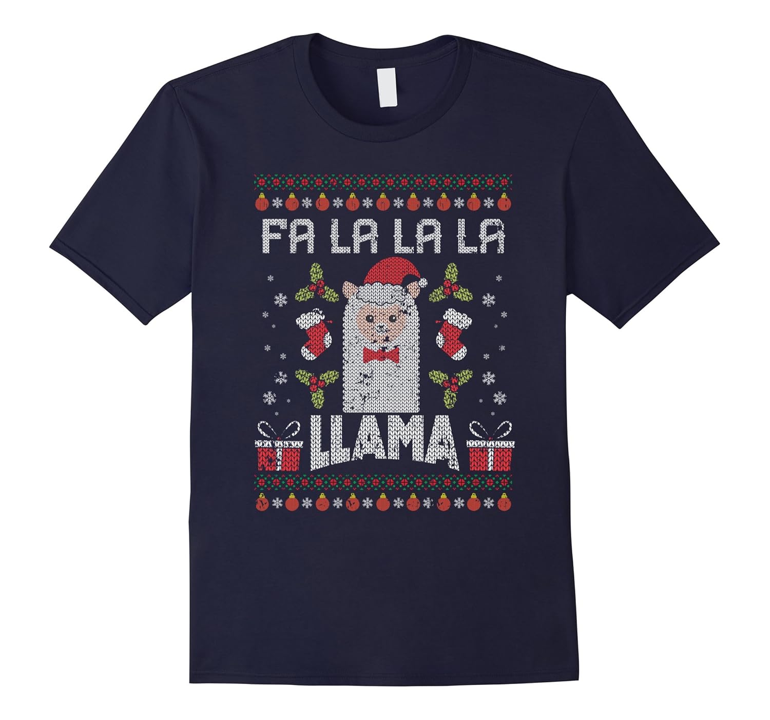 Fa La La Llama Cute Christmas Llamas Shirt-ANZ