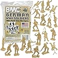 BMC Classic MPC German Plastic Army Men - Tan 36pc WW2 Soldier Figures - US Made