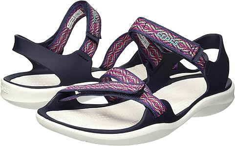 crocs swiftwater graphic sandal