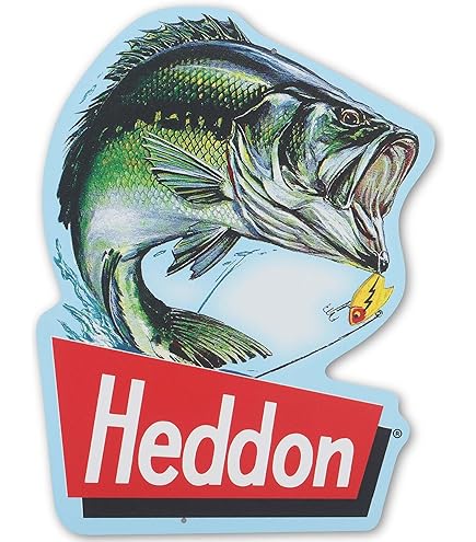 Amazon.com: Tinworld Tin Sign: Heddon Fishing Lures Retro Rustic