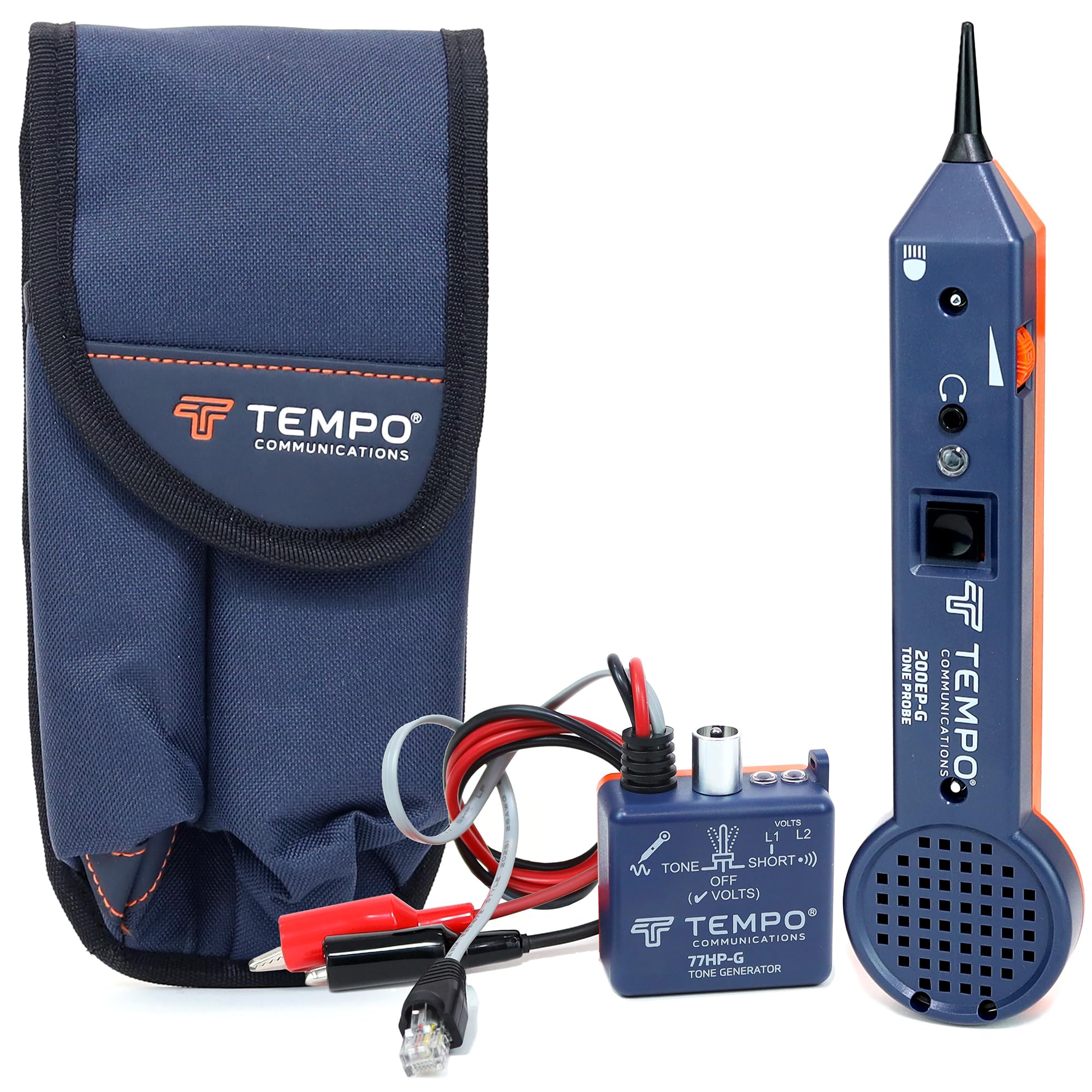 TEMPO Communications 701K-G Wire Tracer Electrical, Tone Generator and Probe Kit (701K-G-BOX Cable Toner)