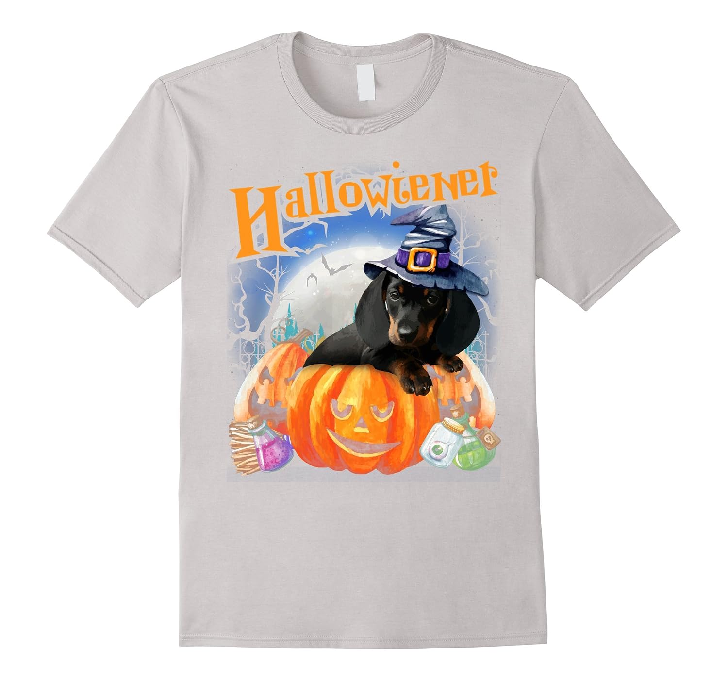 Funny Dachshund Halloween T-Shirt for Pet Lovers