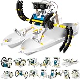 TEACH TECH SolarBot.14 STEM Solar Robot Building Kit, Ages 10+ | Build 14 transforming solar-powered robot models while exploring renewable energy, mechanics and engineering