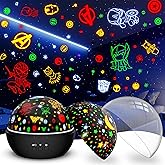 MOKOQI Super Hero Night Light for Boys | Spiderman Night Light and Star Projector 2-in-1 | Avengers Light Projector for Kids Bedroom Decor | Superhero Toys Gifts for Boys 4-6