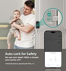 Smart Door Lock WiFi Deadbolt: HEANTLE Keyless
