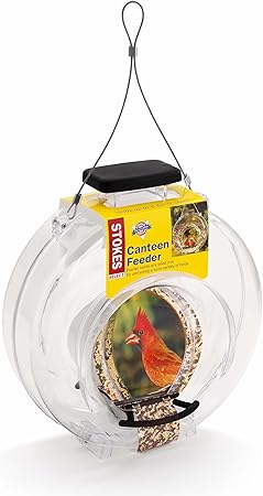 Amazon Com Stokes Select Clear Plastic Canteen Style Bird Feeder