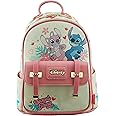 Wondapop Disney Angel and Stitch 11" Vegan Leather Fashion Mini Backpack