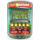 Hasbro YAHTZEE Electronic Handheld Game 1995 Smoke Clear Case Edition