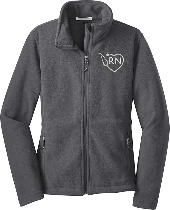 RN Zip Up Fleece Jacket with Pockets Nurse Gift Amazon.ca Clothing