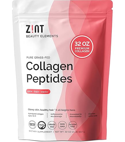 Amazon.com: Zint Collagen Peptides Powder (32 oz) | Grass-Fed