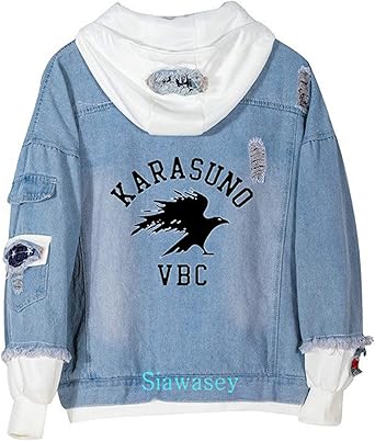 denim jacket with white hoodie