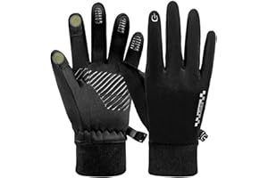 Kids Winter Gloves Boys Girls Sports Touchscreen Warm Fleece Lining School Running Gloves for 3-15 Years